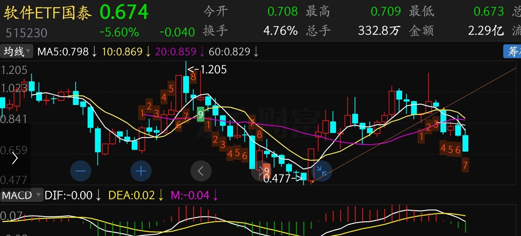 猫的时光 - 财经博主 画图留白