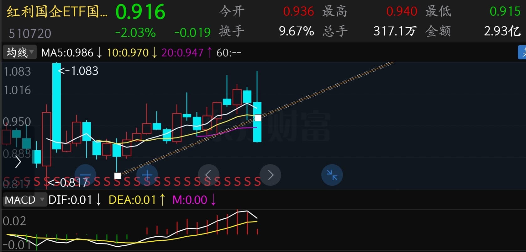 猫的时光 - 财经博主 画图留白