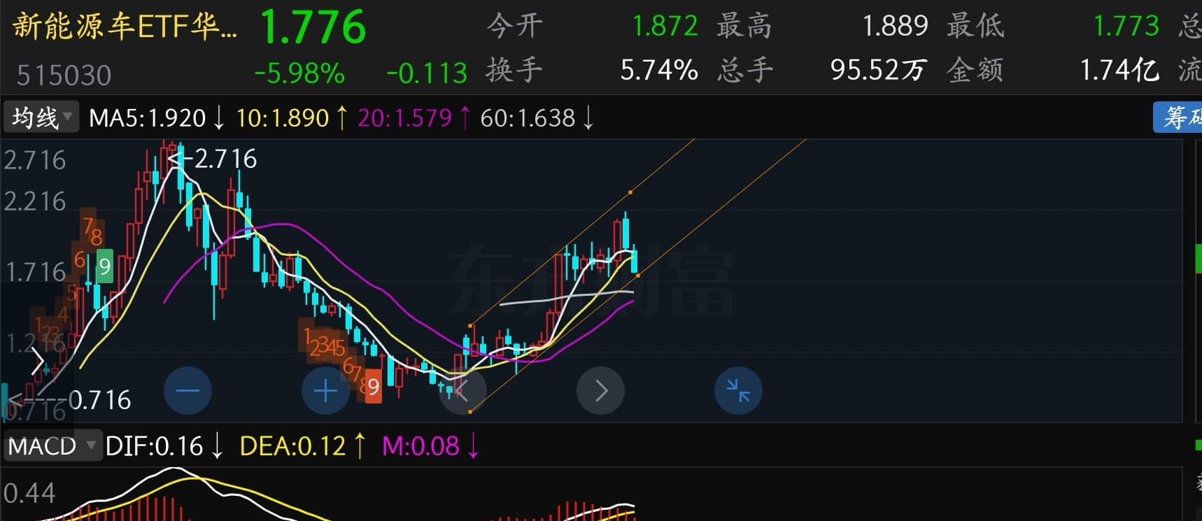 猫的时光 - 财经博主 画图留白
